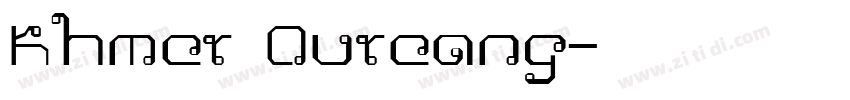 Khmer Oureang字体转换